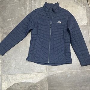 The North Face Navy Blue Quilted Jacket